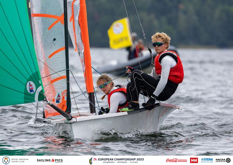 29er European Championship 2023 at Stockholm, Sweden photo copyright Kristian Joos / www.sailing.pics taken at Royal Swedish Yacht Club and featuring the 29er class