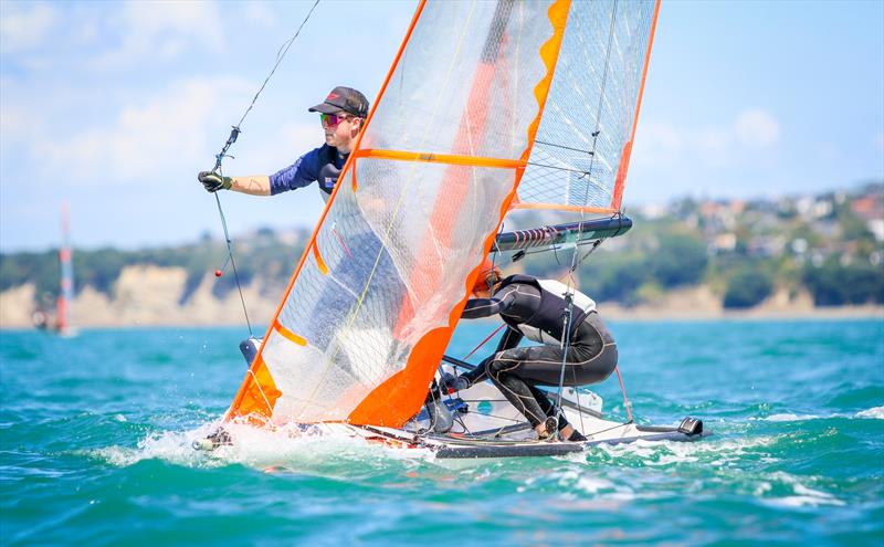 29er - Day 2 - Oceanbridge Sail Auckland 2025 - March 1, 2025 - photo © Jacob Fewtrell Media