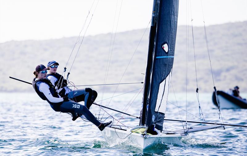 PredictWind Girls Regatta. Kohimarama Yacht Club. - March 22, 2025 photo copyright Suellen Hurling taken at  and featuring the 29er class