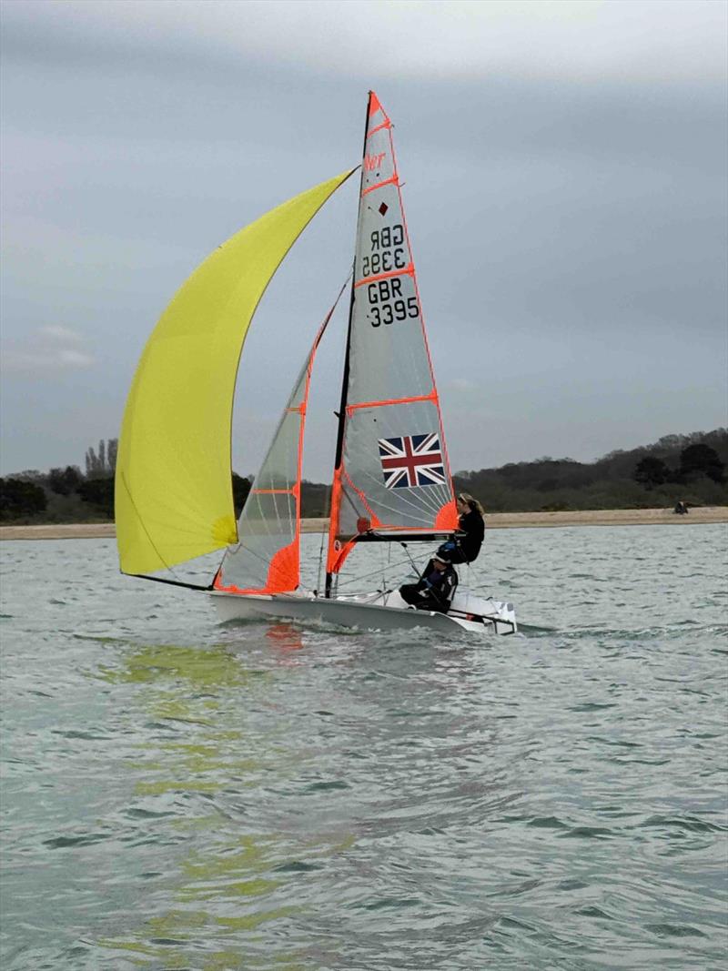 29er GP5 at Warsash photo copyright 29er Class Association taken at Warsash Sailing Club and featuring the 29er class