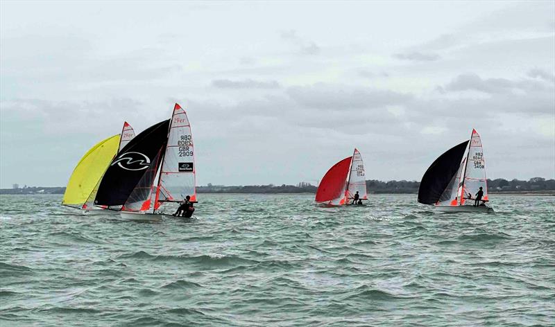 29er GP5 at Warsash photo copyright 29er Class Association taken at Warsash Sailing Club and featuring the 29er class