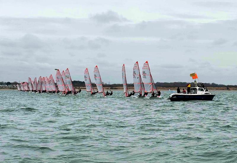 29er GP5 at Warsash photo copyright 29er Class Association taken at Warsash Sailing Club and featuring the 29er class