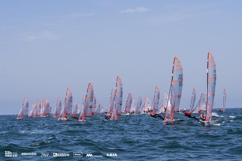 29er World Championship at Porto Day 4 photo copyright Gonçalo Melo Reis taken at  and featuring the 29er class