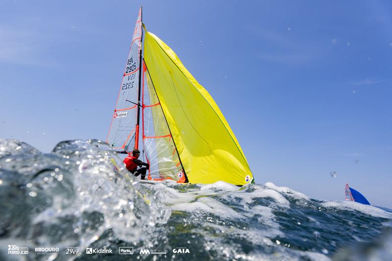 29er World Championship at Porto Day 4 photo copyright Gonçalo Melo Reis taken at  and featuring the 29er class