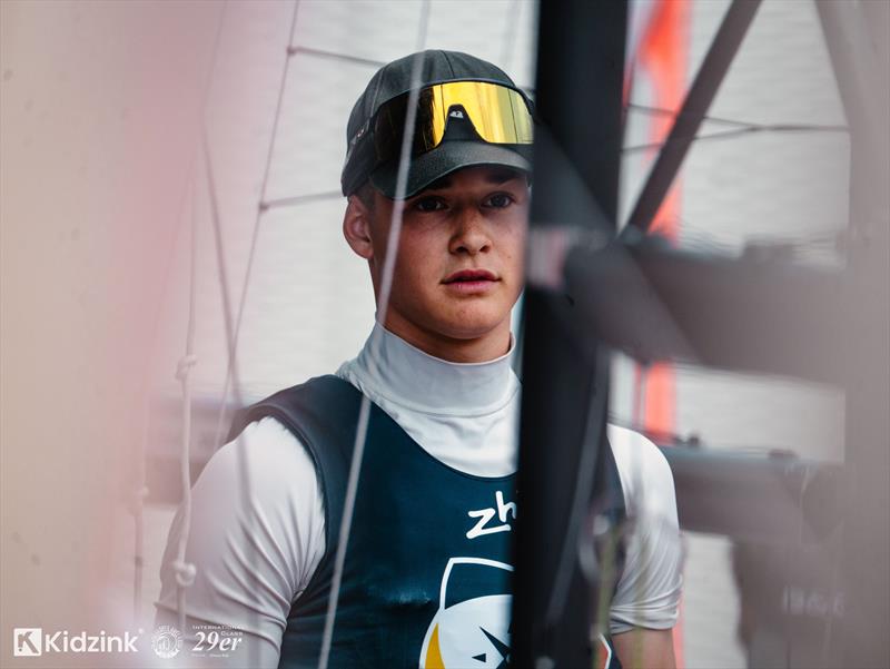 2025 29er European Championship sponsored by Kidzink, Fraglia Vela Riva, Italy, 2 July 2025 photo copyright Mauro Melandri / Chiara Slijk taken at Fraglia Vela Riva and featuring the 29er class