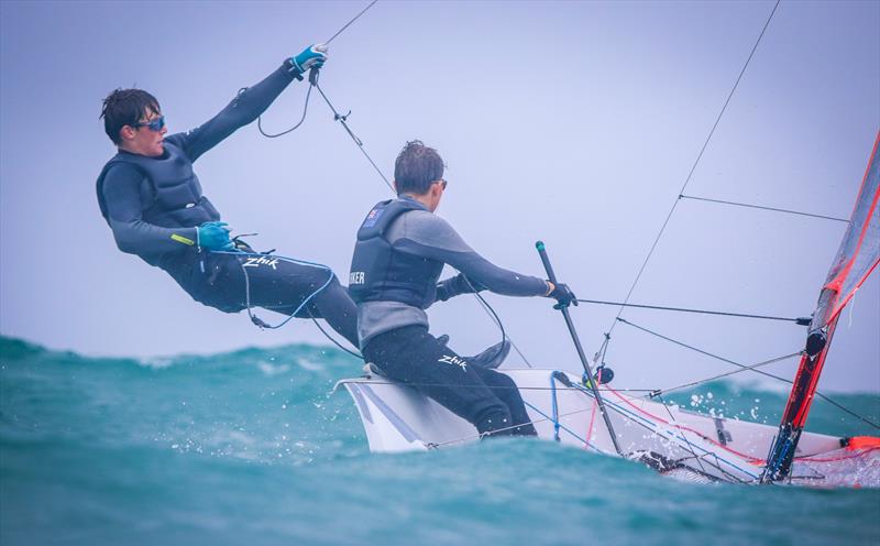 29er - Predictwind Youth NZ Nationals - Manly SC - September 2025 photo copyright Insight Media taken at Manly Sailing Club and featuring the 29er class