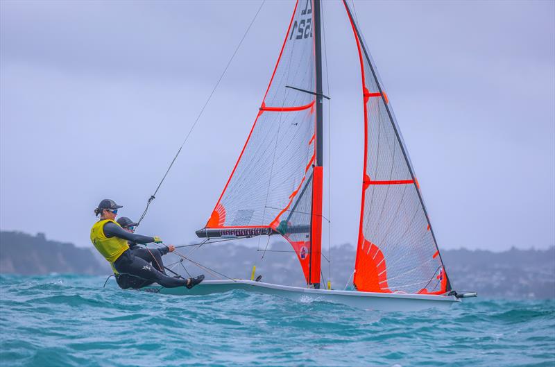 29er - Predictwind Youth NZ Nationals - Manly SC - September 2025 photo copyright Insight Media taken at Manly Sailing Club and featuring the 29er class