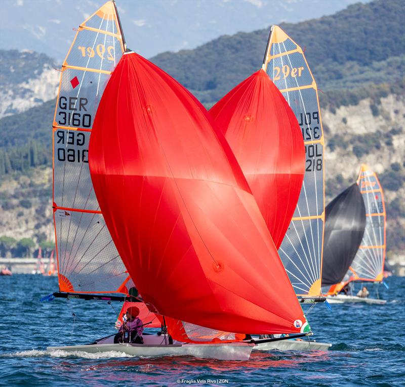 29er Eurocup - The Finals 2025 - Day 1 photo copyright Fraglia Vela Riva / ZGN taken at Fraglia Vela Riva and featuring the 29er class