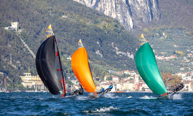 29er Eurocup 2025 Final day 2 photo copyright FVR / Zerogradinord taken at Fraglia Vela Riva and featuring the 29er class