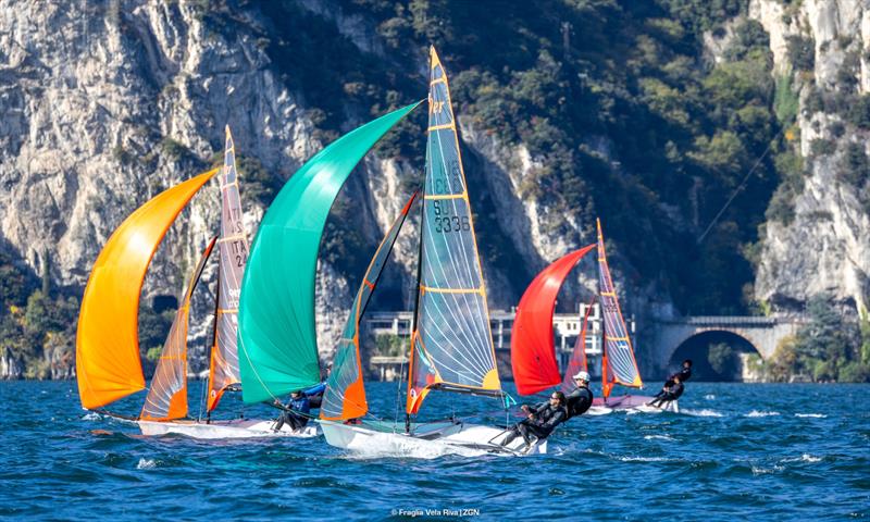 29er Eurocup 2025 Final day 2 photo copyright FVR / Zerogradinord taken at Fraglia Vela Riva and featuring the 29er class