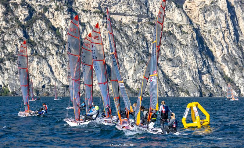 29er Eurocup 2025 Final day 2 photo copyright FVR / Zerogradinord taken at Fraglia Vela Riva and featuring the 29er class