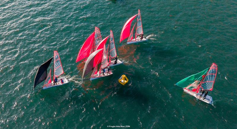 29er Eurocup 2025 Final day 2 photo copyright FVR / Zerogradinord taken at Fraglia Vela Riva and featuring the 29er class