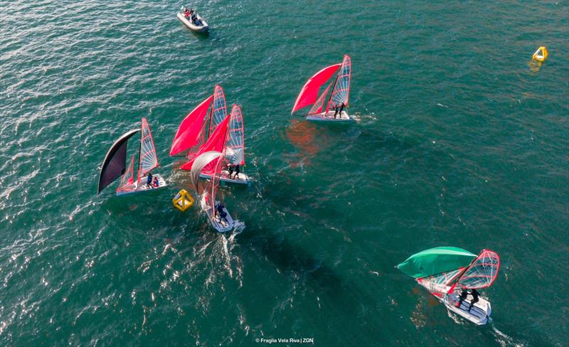 29er Eurocup 2025 Final day 2 photo copyright FVR / Zerogradinord taken at Fraglia Vela Riva and featuring the 29er class