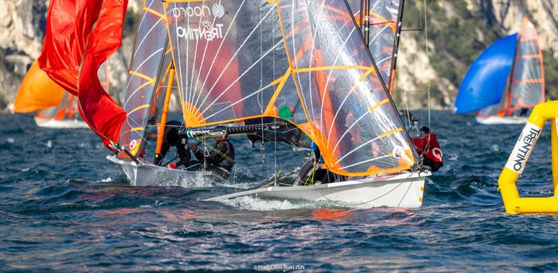 29er Eurocup 2025 Final day 2 photo copyright FVR / Zerogradinord taken at Fraglia Vela Riva and featuring the 29er class