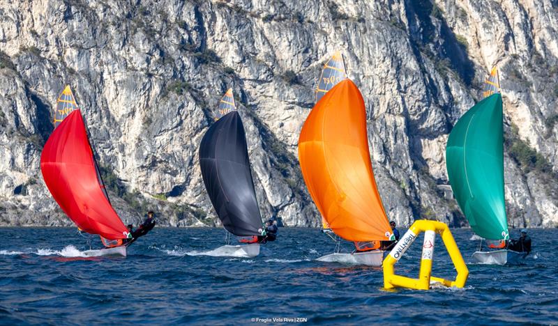 29er Eurocup 2025 Final day 2 photo copyright FVR / Zerogradinord taken at Fraglia Vela Riva and featuring the 29er class