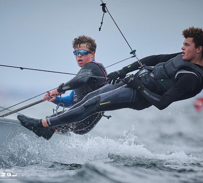 Alexandre Mostini and Raphaël Allain - photo © International 29er Class