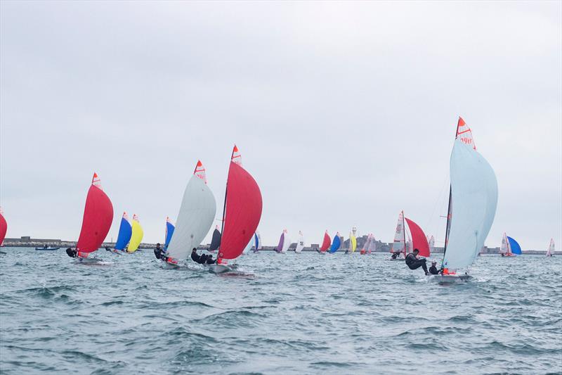 29er class at the Ovington Championships at Weymouth photo copyright Joel Davey / www.instagram.com/joeldaveyphotography taken at Weymouth & Portland National Sailing Academy and featuring the 29er class