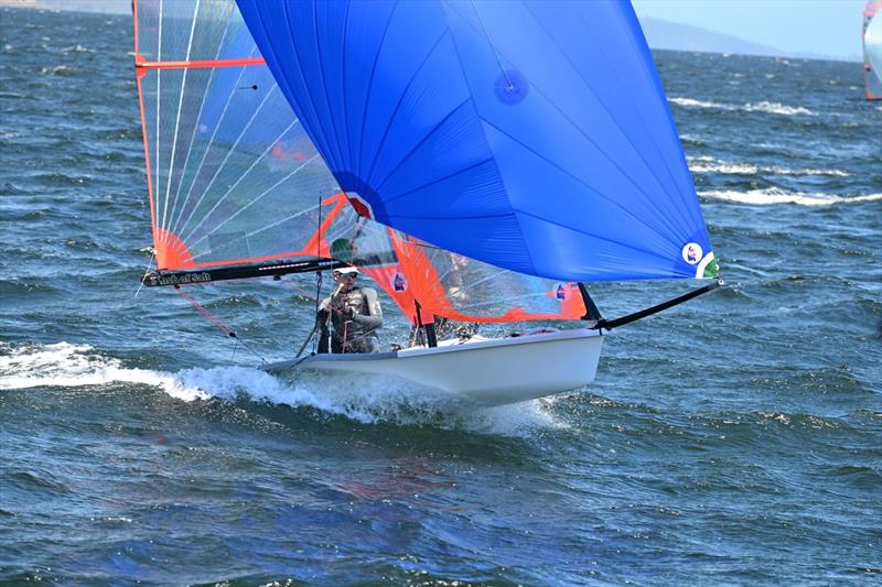 29er Australian Championship 2026 photo copyright Amy Potter taken at Sandy Bay Sailing Club and featuring the 29er class