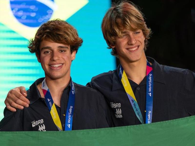 Zion Brandão e João Joppert photo copyright International 29er Class Association taken at  and featuring the 29er class