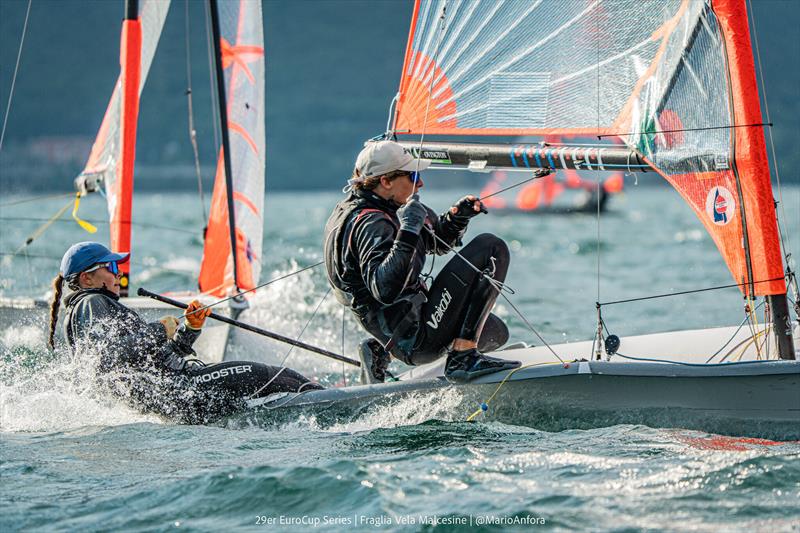 2026 29er EuroCup at Malcesine, Lake Garda photo copyright Mario Anfora taken at Fraglia Vela Malcesine and featuring the 29er class