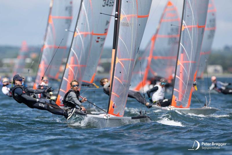 2026 EuroCup Aarhus - Day 1 photo copyright Peter Brogger taken at Sailing Aarhus and featuring the 29er class