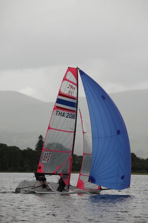 The One Bassenthwaite Lake Sailing Week during weekday racing photo copyright John Spittle taken at Bassenthwaite Sailing Club and featuring the 29erxx class