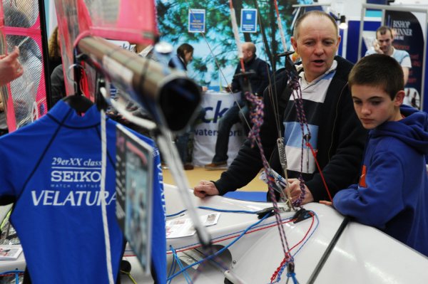 RYA Volvo Dinghy Show 2010 photo copyright Graeme Sweeney / www.MarineImages.co.uk taken at RYA Dinghy Show and featuring the 29erxx class