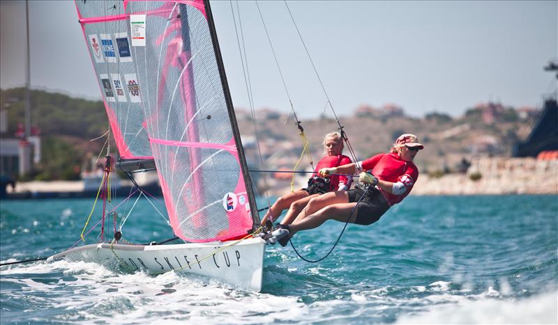FAVOR Downhill Skiff Cross photo copyright Olay Nautic taken at  and featuring the 29erxx class