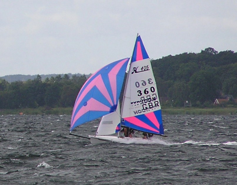 Four British 405 crews travel to the Danish Nationals at Sletten Sailing Club photo copyright Neil McInnes taken at  and featuring the 405 class