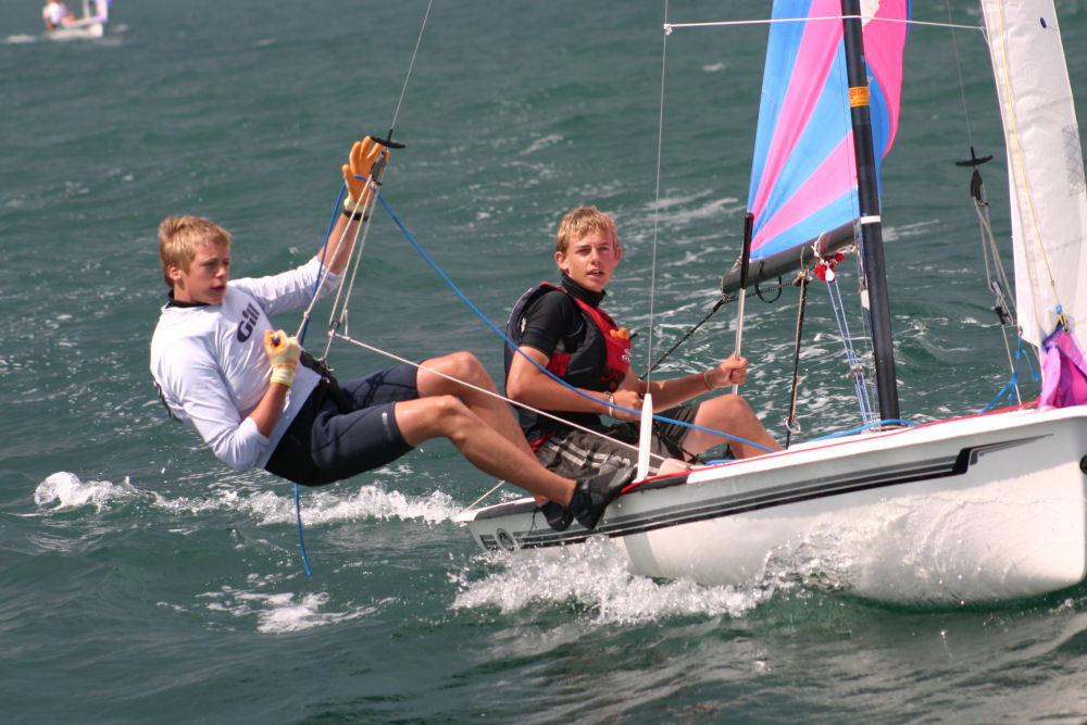 Stuart Selley & Tom Humphries at the Danish 405 Nationals in Aarhus photo copyright Ken Twemlow taken at  and featuring the 405 class
