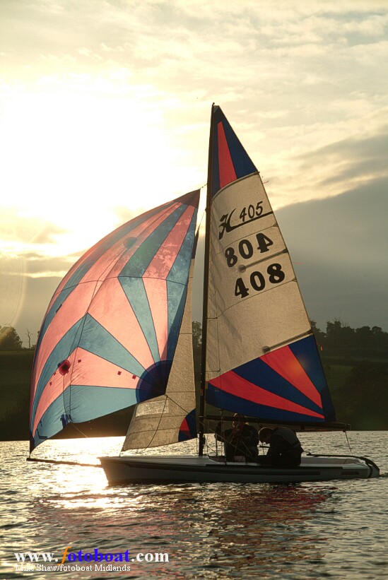 The 405 class hold their End of Season Championships at Staunton Harold Sailing Club photo copyright Mike Shaw / www.fotoboat.com taken at Staunton Harold Sailing Club and featuring the 405 class