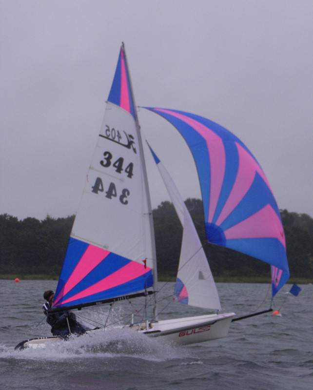 Sarah & Helen Burgess win the 405 nationals at Northampton photo copyright John Burgess taken at Northampton Sailing Club and featuring the 405 class