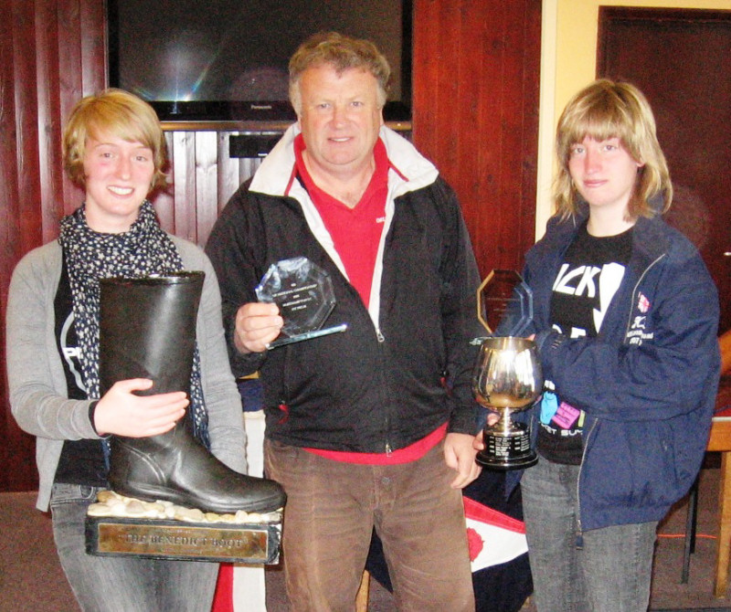 Sarah & Helen Burgess win the 405 nationals at Northampton photo copyright Andrew Rimmer taken at Northampton Sailing Club and featuring the 405 class