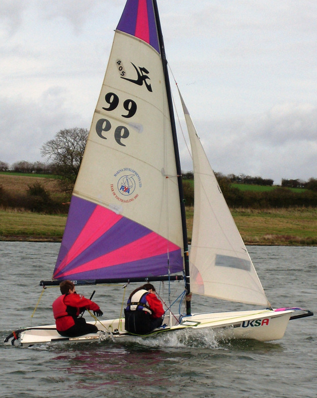 Five youth teams for the 405 Inlands at Northampton photo copyright Andrew Rimmer taken at Northampton Sailing Club and featuring the 405 class