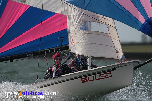 The Steve Nicholson Memorial Race at Northampton Sailing Club photo copyright Mike Shaw / www.fotoboat.com taken at Northampton Sailing Club and featuring the 405 class