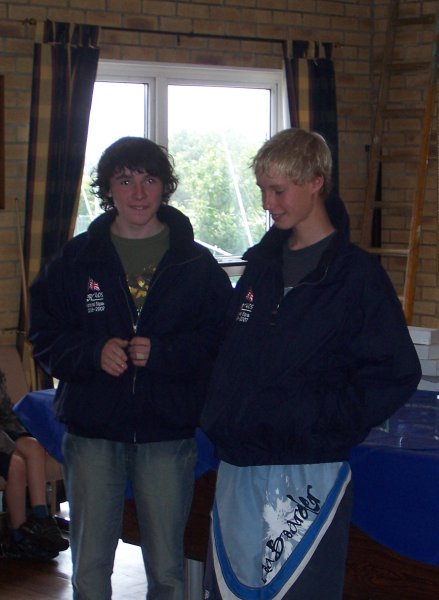 James Briggs and John Whelton win the National Championships photo copyright Steve Whelton taken at South Shields Sailing Club and featuring the 405 class