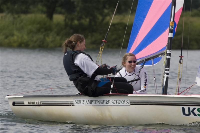 405 racing at the Notts County SC Junior event photo copyright David Eberlin taken at Notts County Sailing Club and featuring the 405 class