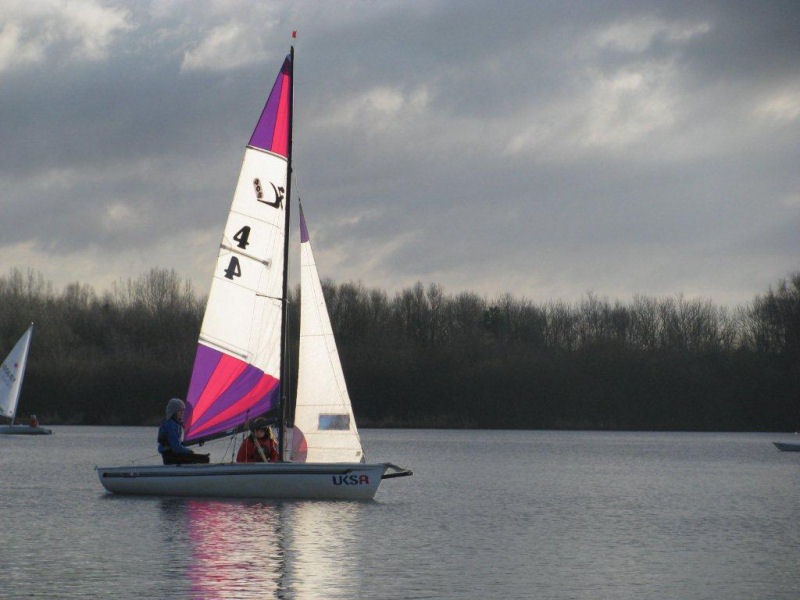 Leigh & Lowton Revett Winter Series day 5 photo copyright Paul Allen taken at Leigh & Lowton Sailing Club and featuring the 405 class