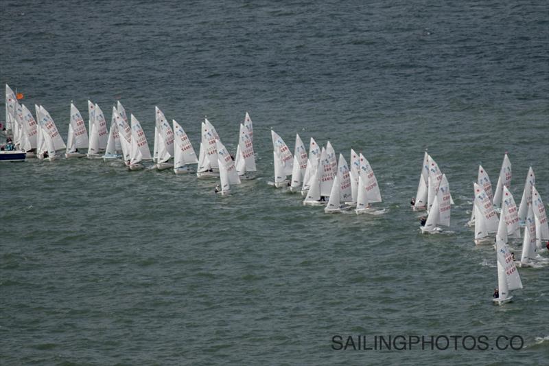 CurraDinghy 420 British Open and National Championships 2014 photo copyright Harry Bowerman / sailingphotos.co taken at Hayling Island Sailing Club and featuring the 420 class