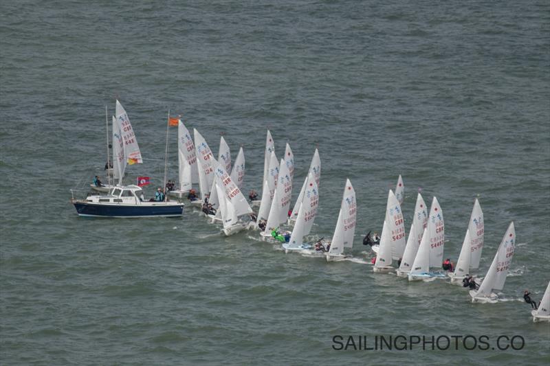 CurraDinghy 420 British Open and National Championships 2014 photo copyright Harry Bowerman / sailingphotos.co taken at Hayling Island Sailing Club and featuring the 420 class