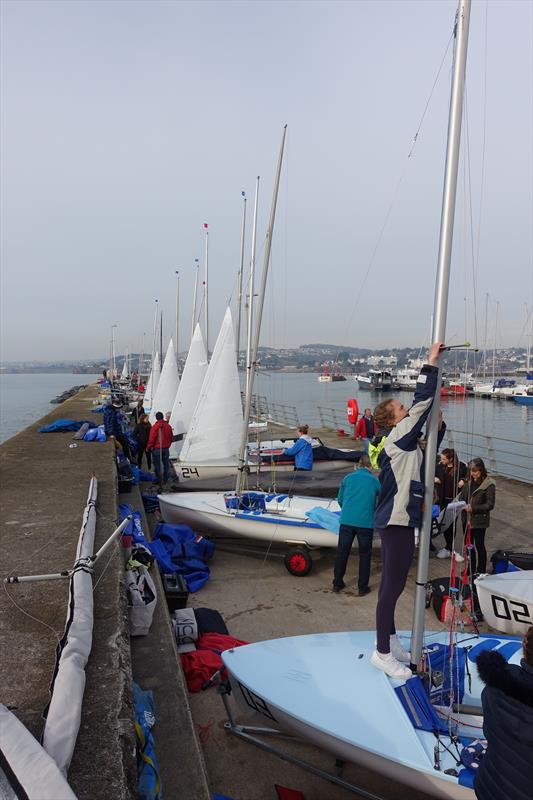 420 Spring Championship in Torquay photo copyright Susan Kalderon taken at Royal Torbay Yacht Club and featuring the 420 class