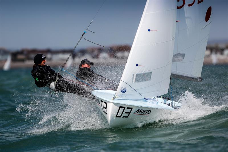 Katie Davies and Midge Watkins on day 3 of the RYA Youth Nationals - photo © Paul Wyeth / RYA