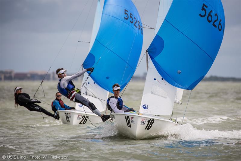 U.S. Youth Sailing Championship photo copyright US Sailing / Will Ricketson taken at Corpus Christi Yacht Club and featuring the 420 class