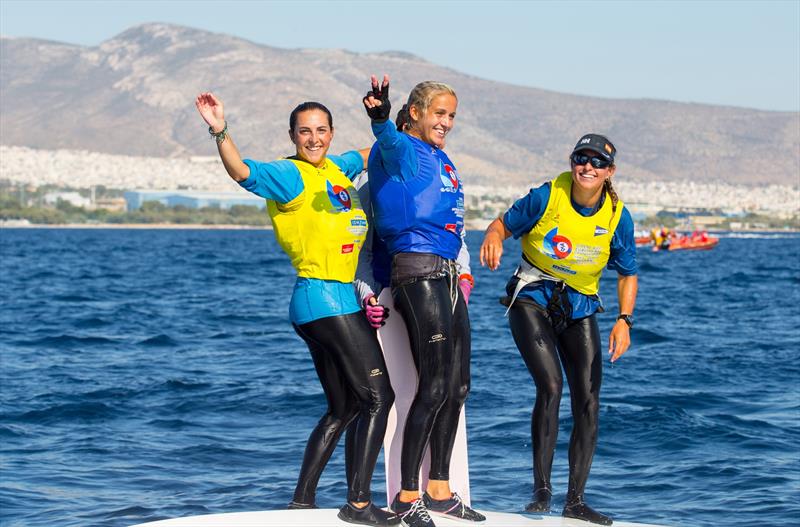 Ladies victory to Maria CABA/Pilar CABA (ESP) at the 420 Open European Championships in Athens photo copyright Nikos Alevromytis / AleN taken at Nautical Club of Tzitzifies Kallithea and featuring the 420 class