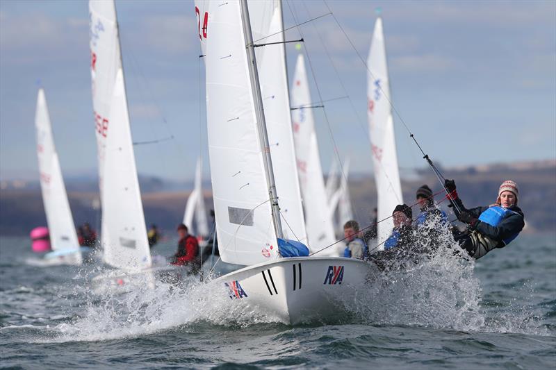 2013 RYA Youth Nationals at Largs photo copyright Marc Turner / RYA taken at Largs Sailing Club and featuring the 420 class