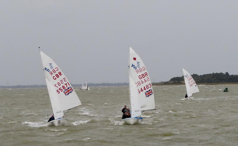 420 Nationals at Brightlingsea photo copyright Jennie Clark taken at Brightlingsea Sailing Club and featuring the 420 class