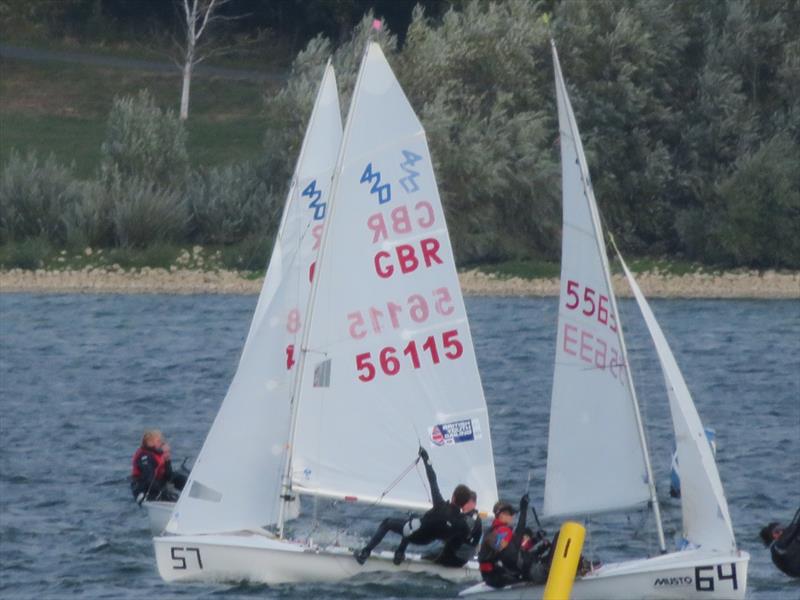 420 Winter Coaching at Draycote Water photo copyright Bernard Clark taken at Draycote Water Sailing Club and featuring the 420 class