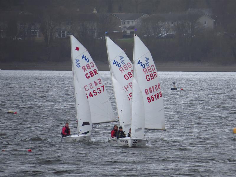 420 class training at Helensburgh photo copyright Dougie Bell taken at Helensburgh Sailing Club and featuring the 420 class