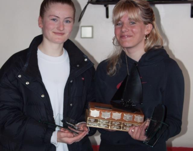 Eleanor Keers and Fay Chatterton win the 420 Inlands at Rutland photo copyright Richard Sturt taken at Rutland Sailing Club and featuring the 420 class