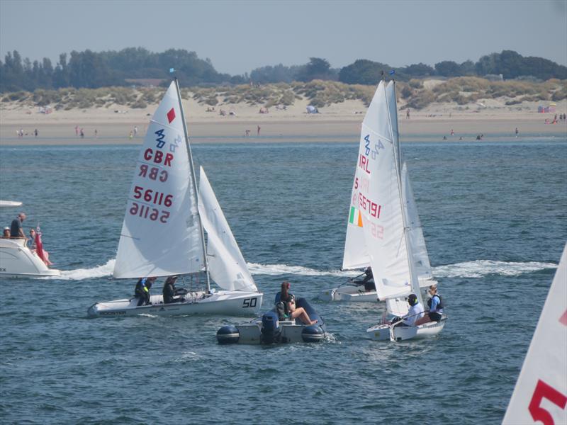 420 UK Nationals at Hayling Island day 1 photo copyright Jennie Clark taken at Hayling Island Sailing Club and featuring the 420 class